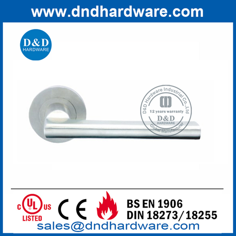 Coustomed Stainless Steel Hollow Internal Lever Door Handle-DDTH035
