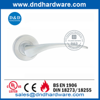 SS304 Safety Privacy Door Lever with Round Rosette-DDSH013