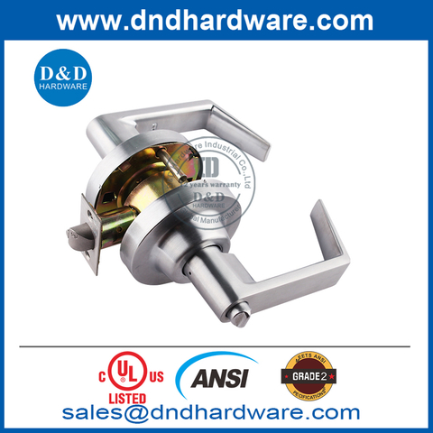 UL Listed ANSI Grade 1 Zinc Alloy Fire Resistant Tubular Lockset-DDLK009