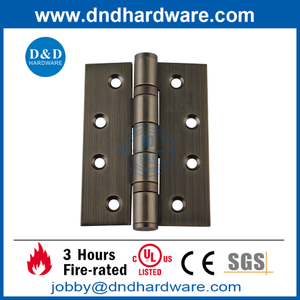 SS304 Antique Brass Fire RatedDoor Hinge for Metal Door -DDSS001