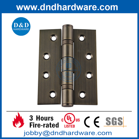 SS304 Antique Brass Fire RatedDoor Hinge for Metal Door -DDSS001