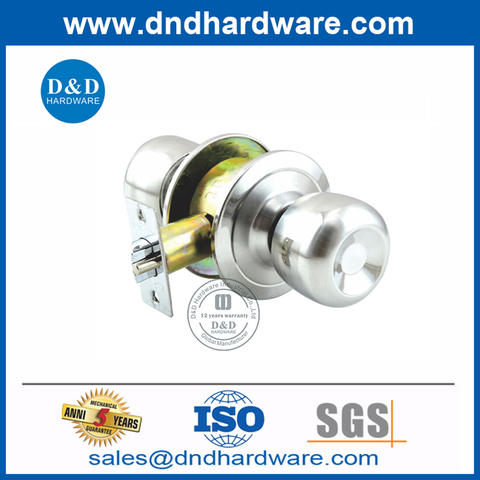 Stainless Steel Non Locking Passage Door Knob Set-DDLK003