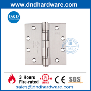 Best SS304 Fire Rated Commercial Door Hinge with UL Certification- DDSS002-FR-4.5X4.5X3