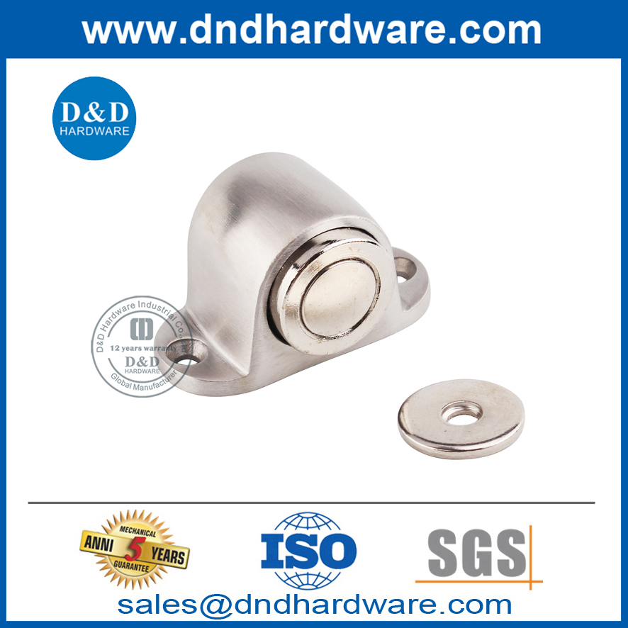 Modern Polished Finish Zinc Alloy Gold Magnetic Door Holder-DDDS031