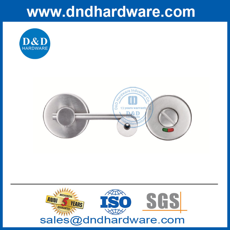 SS304 Lever Type Thumbturn and Release with Indicator for Toliet Door-DDIK006