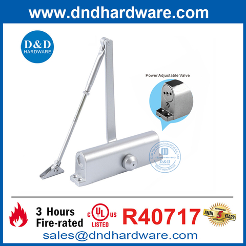 UL Listed Fire Resistance Back Check Indoor Automatic Heavy Door Closer-DDDC040BC