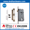 EN12209 Fire Door Sash Lock High Quality SUS304 Antique Brass Mortise Lock-DDML009 