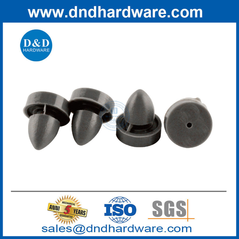 Hardware Acccessories Grey Rubber Door Silencer for Hollow Metal Frames-DDRS001