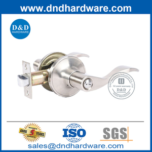 New Design Zinc Alloy Bathroom Door Privacy Lever Handle Lock Set-DDLK015