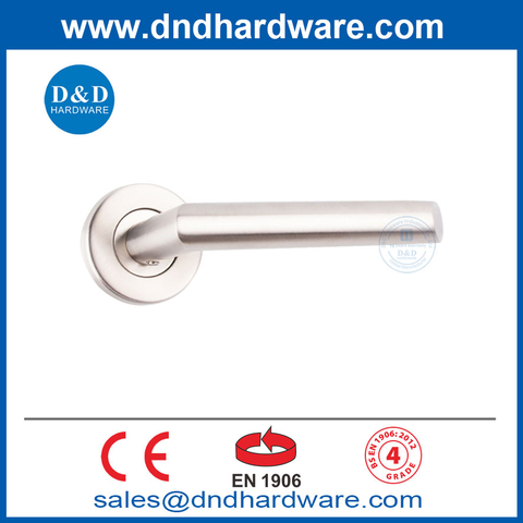 inside Door Handles EN1906 Stainless Steel Passage Door Handles for Room-DDTH012