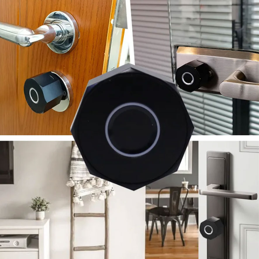 Eletronic Smart Keyless Touch Outdoor Bluetooth Link Waterproof Metal Fingerprint Padlock-DDPL102