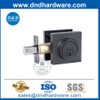 Matt Blakc Zinc Alloy Square Type One Sided Door Knob Lock-DDLK031