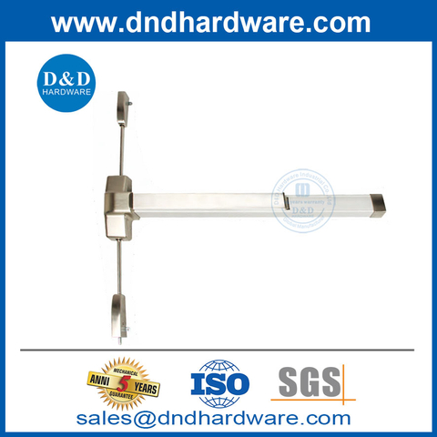 Vertical Rod Exit Hardware Stainless Steel Panic Bar Exit Device-DDPD002