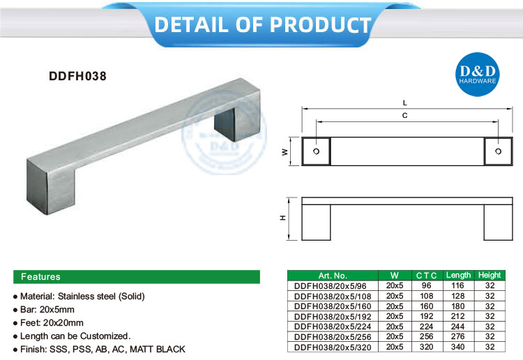 Modern Cabinet Handle