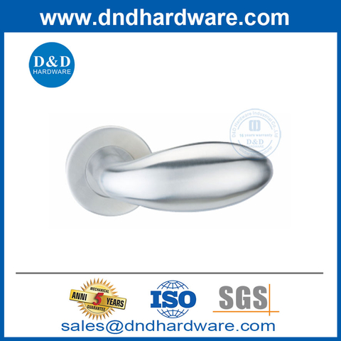 Round Rosette Room Type Door Handle Knob for Airport-DDSH030