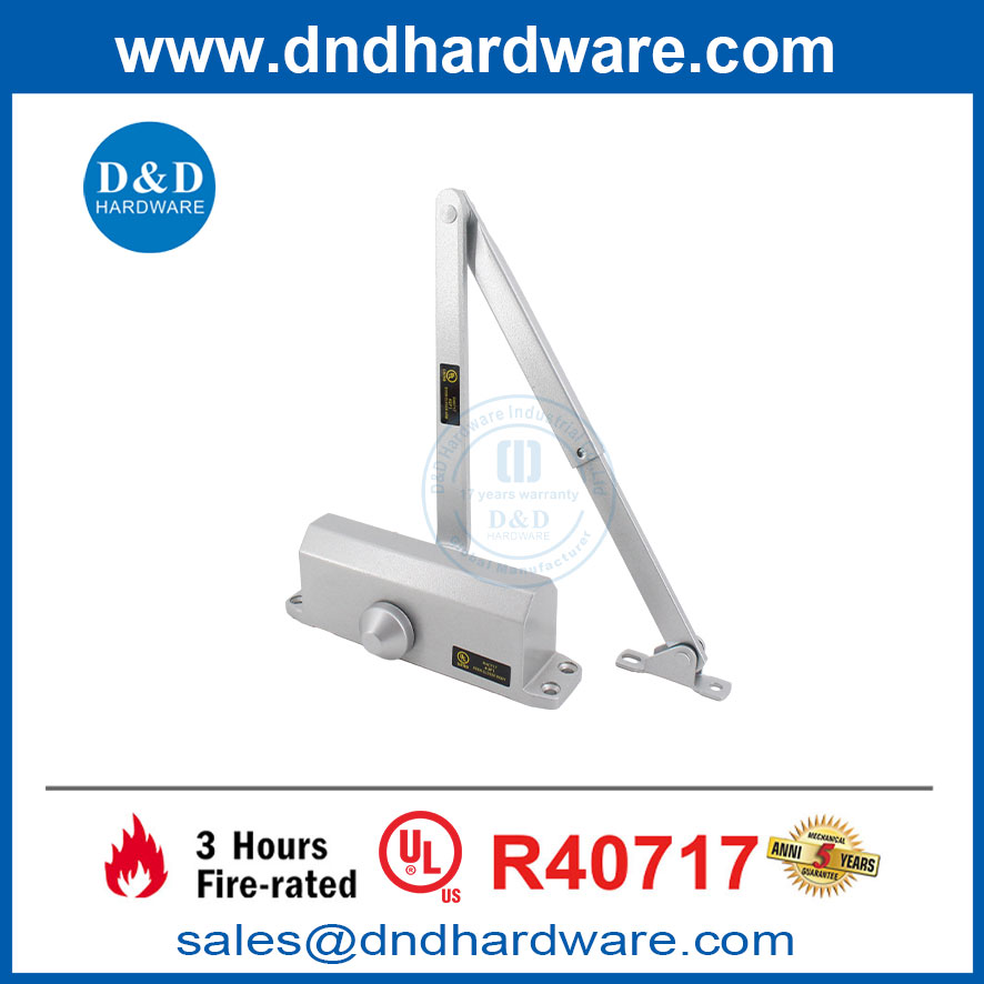 D&D Hardware UL 130 Degree Commercial Door Closer for Fire Door-DDDC051