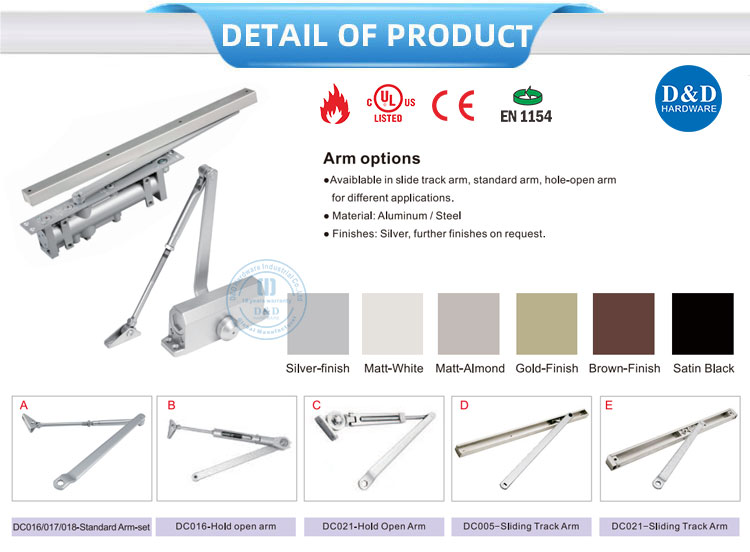 Aluminium Door Closer