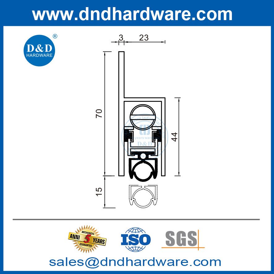 drop down smoke seals