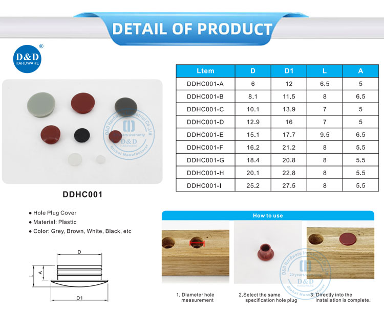 plastic plug hole covers