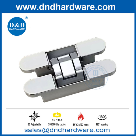 EN1935 3D Adjustable Hinges Zinc Alloy And Aluminium Concealed Hinges for Doors-DDCH011