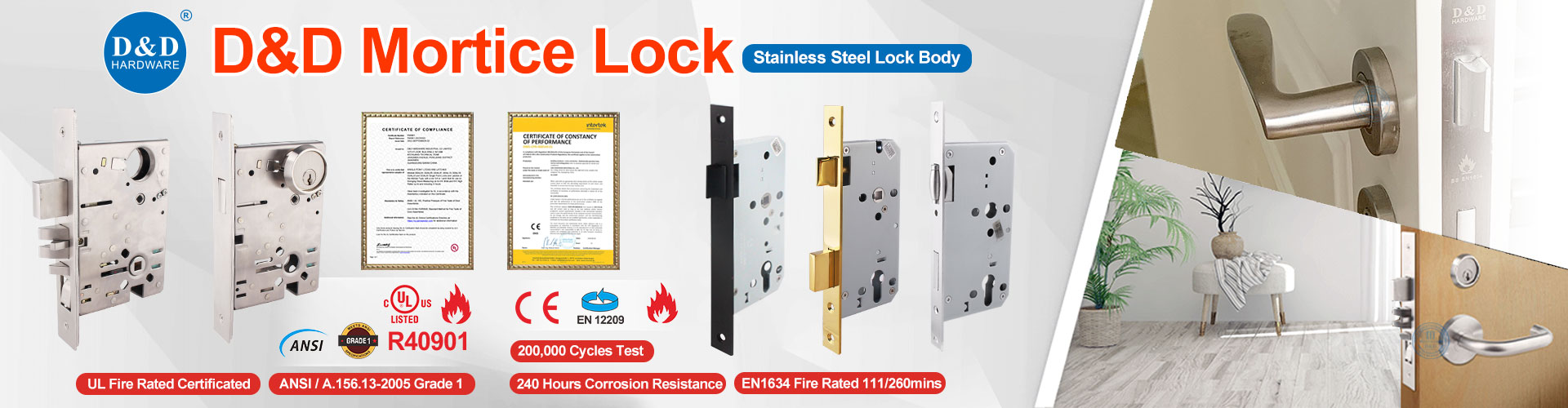 D&D door lock manufacturer