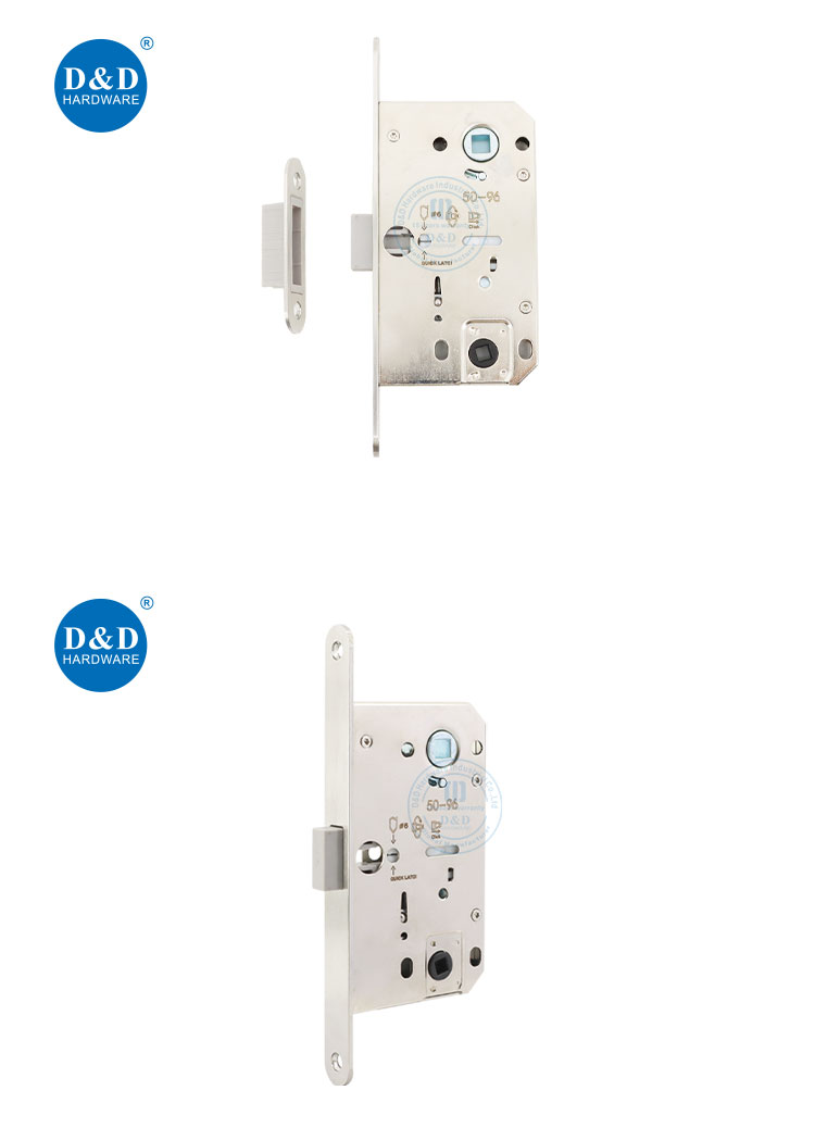 Euro mortice lock body