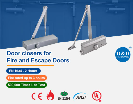 Door closers for Fire and Escape Doors