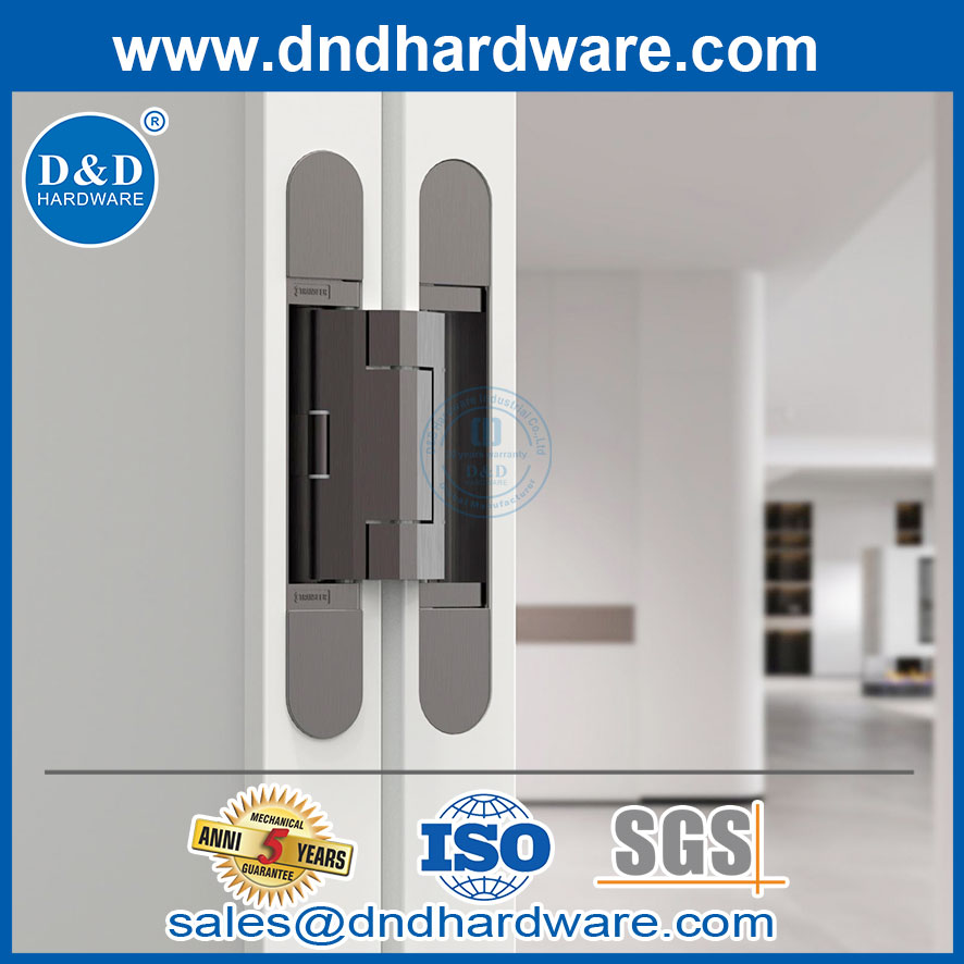 2D hydraulic positioning hinge