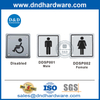 Oval Type Stainless Steel Push Pull Handle Backplate for External Door-DDPH022