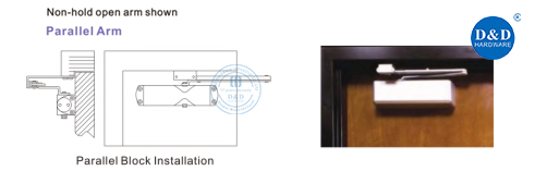 door closing device