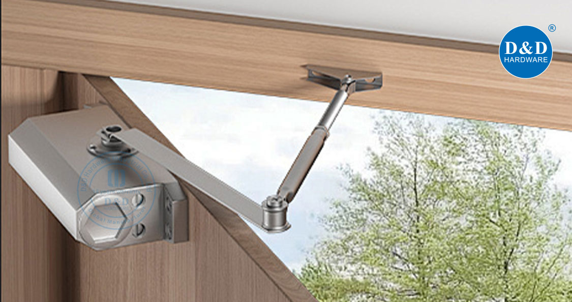 What is the hydraulic thing on a door called?