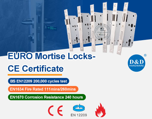 EURO Mortise Locks- CE Certificate