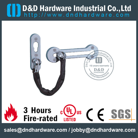 Zinc Alloy Security Door Chain for Interior Wooden Door -DDDG003