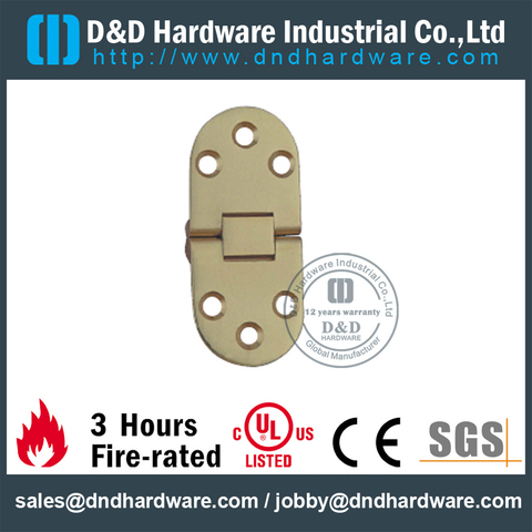 DDBH016-Solid brass round corner hinge for Table 