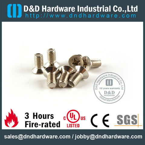 SS304 machine screw for Hinge & Metal Door- DDSR004-M6x12