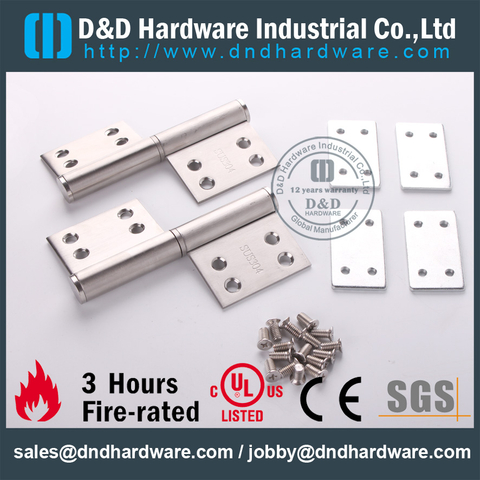 Stainless Steel 304 Flag Hinge for Fire-Rated Steel Door