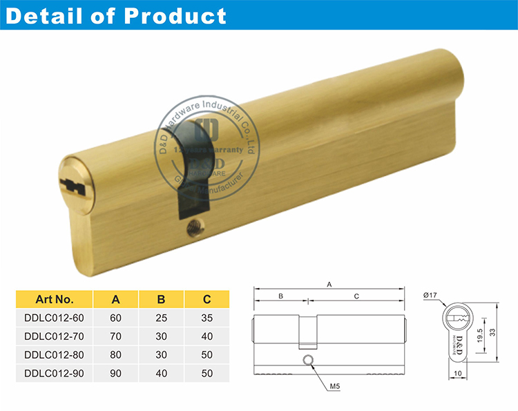 long lock cylinder