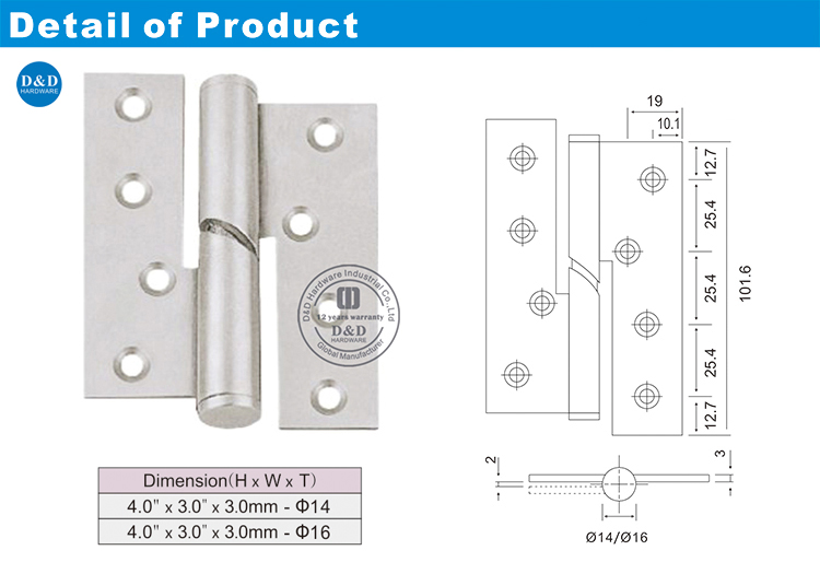 Falling Hinge-D&D Hardware