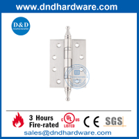 4 Inch Stainless Steel Door Hinge with Crown Tip-DDSS034-B