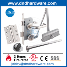 Stainless steel Fire Rated Emergency Escape UL CE Door Hardware for Interior doors