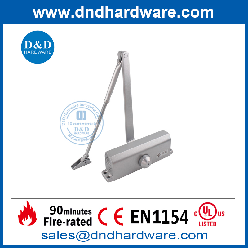 UL Listed Aluminium Hydraulic Overhead Commercial Door Closer-DDDC016
