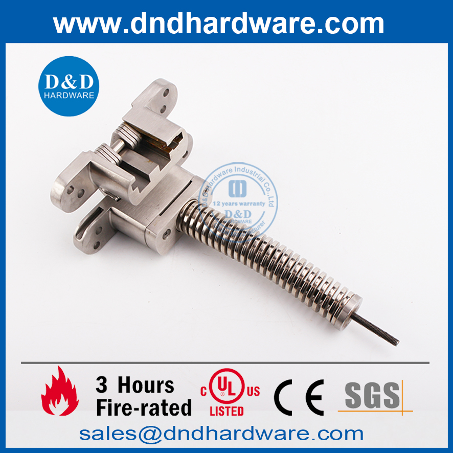 Stainless Steel Adjusting Spring Invisible Hinge-DDCH010