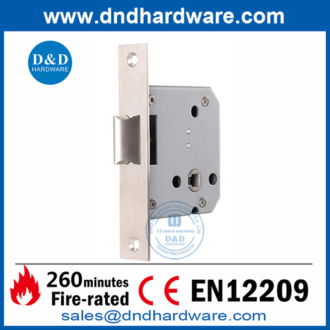 Euro SS304 Latch Bolt Lock Body for Passage Door-DDML028 