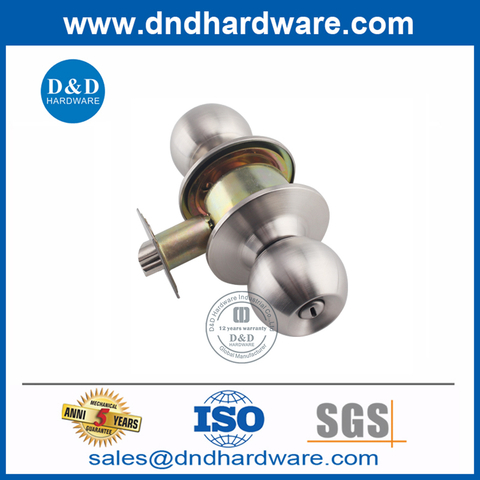 Stainless Steel Bathroom Door Knob with Privacy Lock-DDLK004