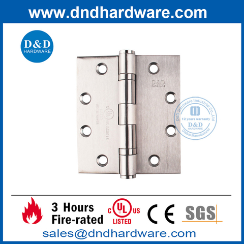 UL Stainless Steel 316 Mortise Hinge for Outswing Door- DDSS002-FR-4.5X4X3.4