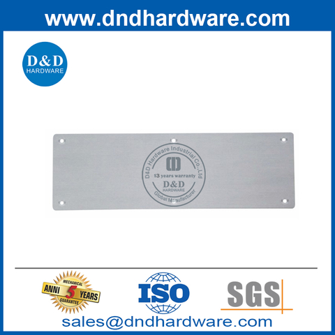 Security Stainless Steel Kick Plate for Wooden and Metal Door-DDKP001