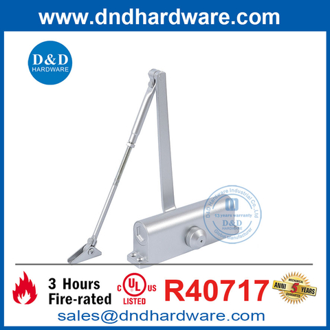 UL 10C Fire Back Check Heavy Duty Door Closer for Exterior Door-DDDC039BC