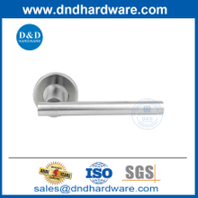 Metal Interior Design Round Cover Stainless Steel Door Lever Handle For Doors-DDTH040