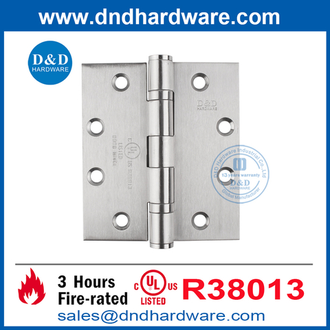 Standard Door Hinge UL Listed Fire Rated SS316 Door Hinge Manufacturers-DDSS002-FR-4.5X4X3.0