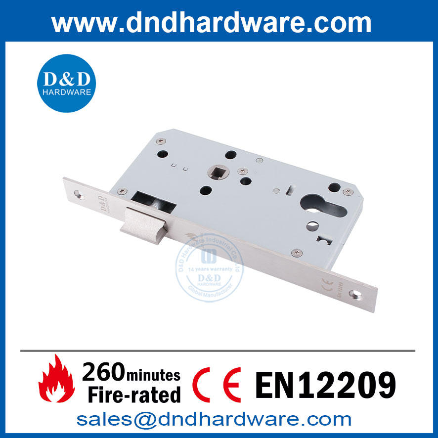 Passage Locks Door Hardware CE Latch Bolt Mortise Lock for Fire Rated Door-DDML011 